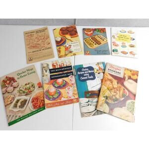 Lot of Vintage Cookbook Pamphlets Booklets Brer Rabbits Sun Maid Wesson Oil